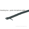 traveling bus guide microphone cable